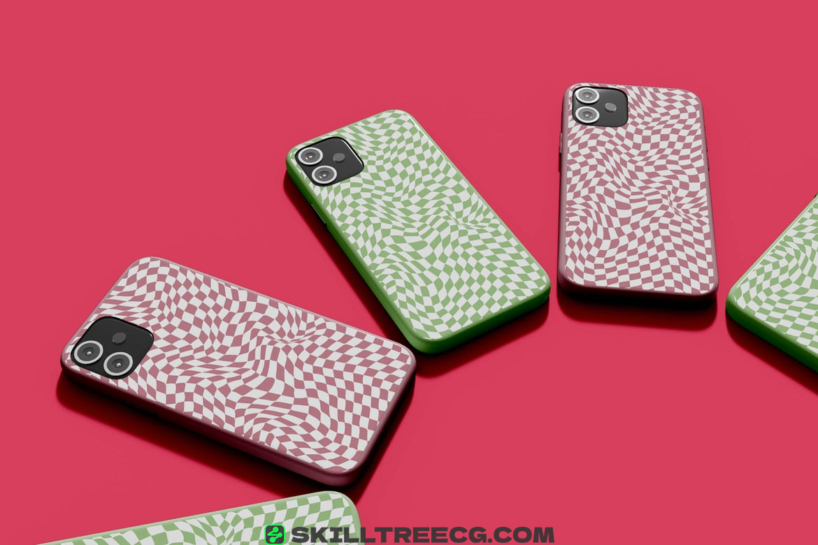 Smartphone Cases Mockup（605060）-技能树